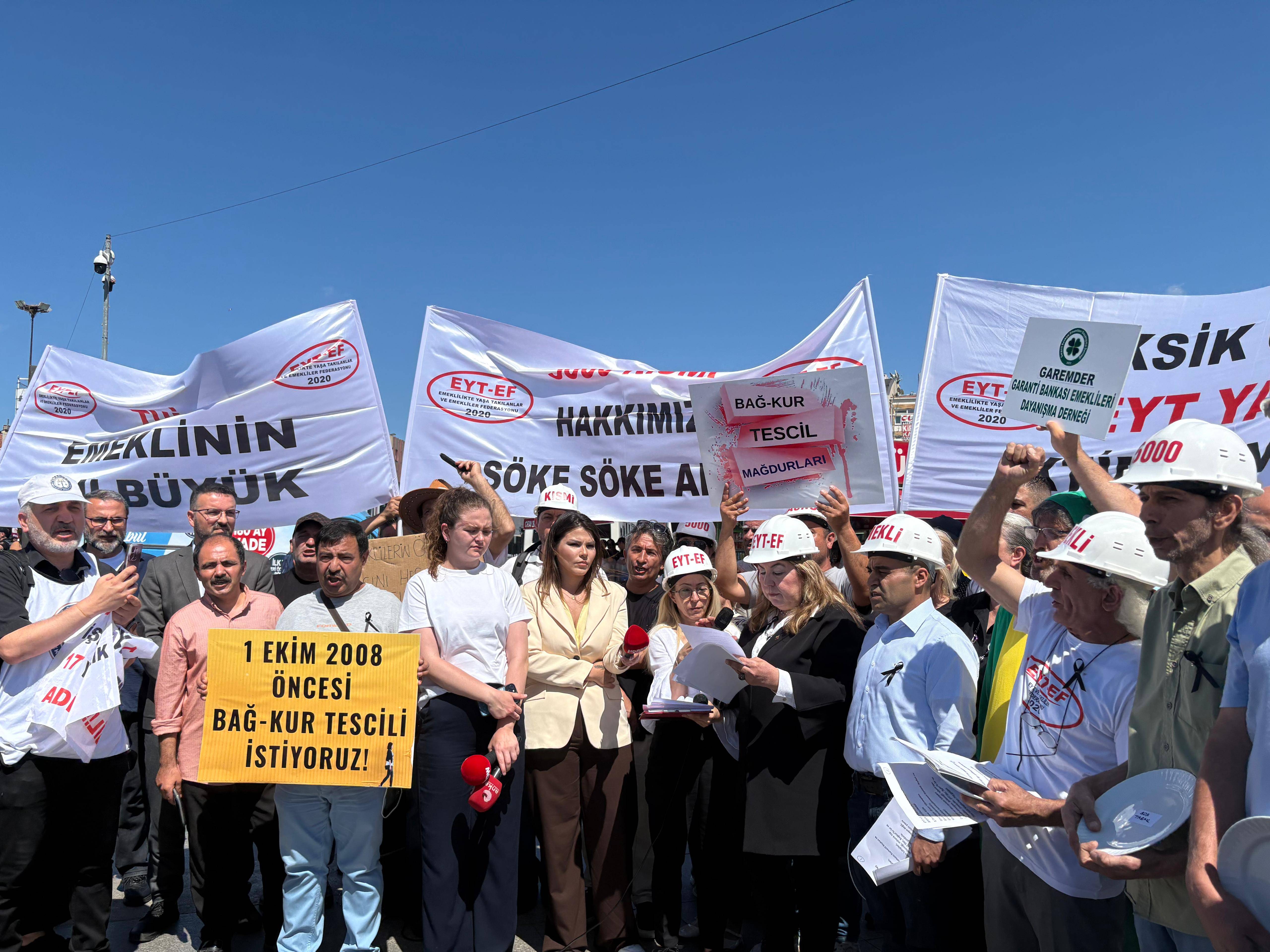Emekliler: “Enflasyon rakamlarını kabul etmiyoruz”